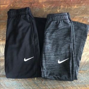 Boys size 7 Nike Dri-Fit pants (2 pairs together)